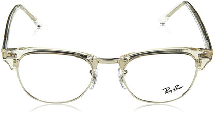 Ray-Ban RX5154 2001 Eyeglasses 51mm White Transparent / Clear Demo Lens