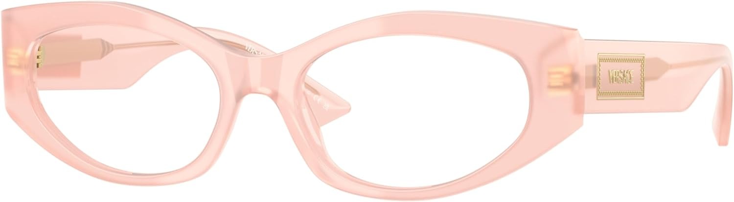 Versace Eyeglasses VE3369 5392 53mm Pink Opal / Demo Lens