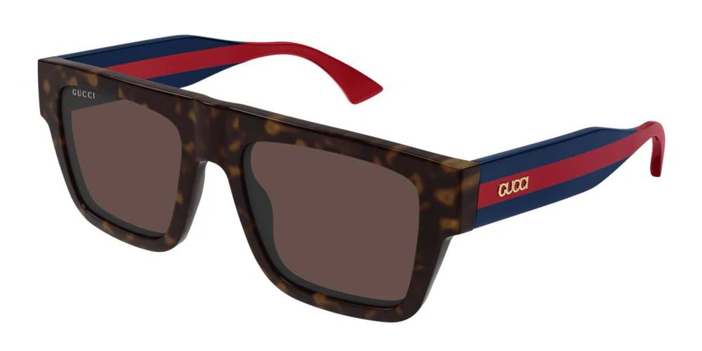 Gucci Sunglasses GG1868S 002 53mm Havana / Brown Lens