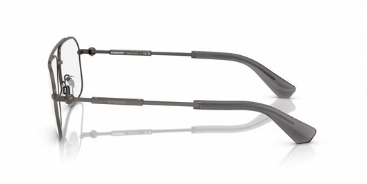 Burberry BE1391 1316 Rectangle Eyeglasses 58mm Grey / Clear Demo Lens