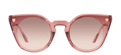 Versace Sunglasses VE4410 53220P 60mm Transparent Pink / Gradient Orange Lens