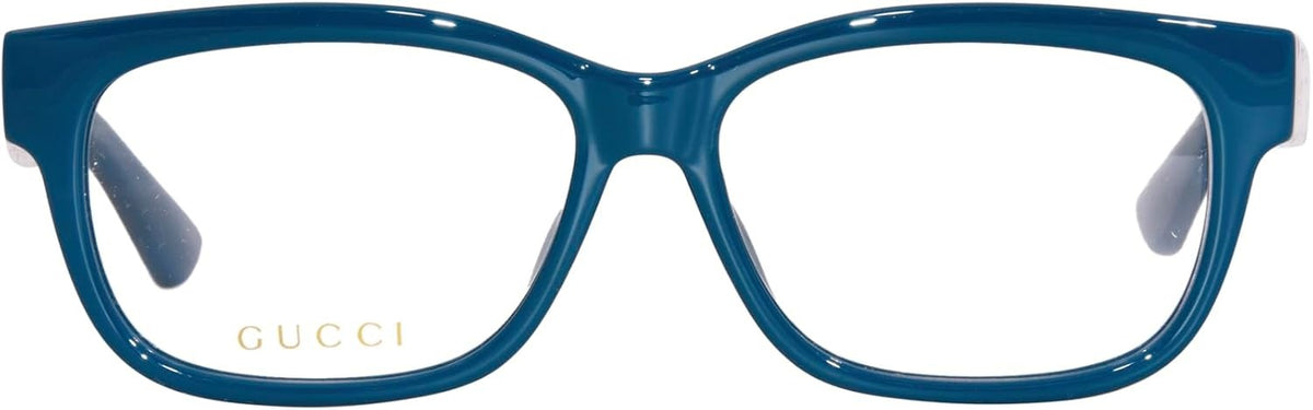 Gucci GG1341O 003 Eyeglasses 55mm Blue / Clear Demo Lens