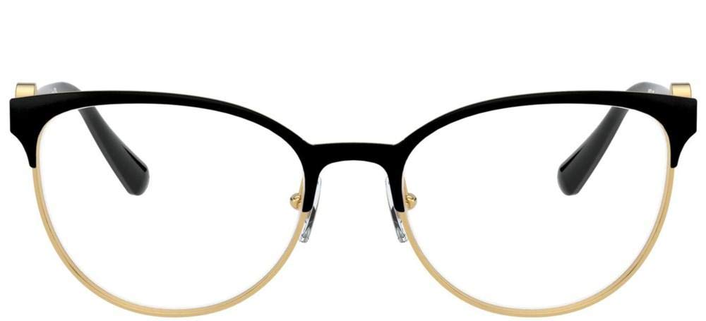 Versace Eyeglasses VE1271 1433 54mm Black-Gold / Demo Lens