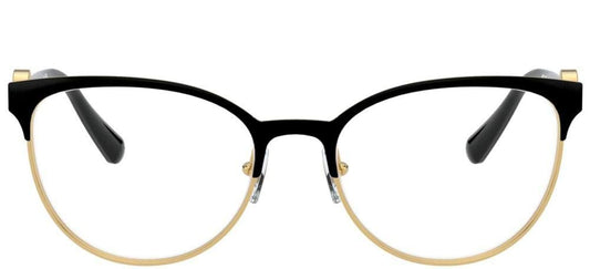 Versace Eyeglasses VE1271 1433 54mm Black-Gold / Demo Lens