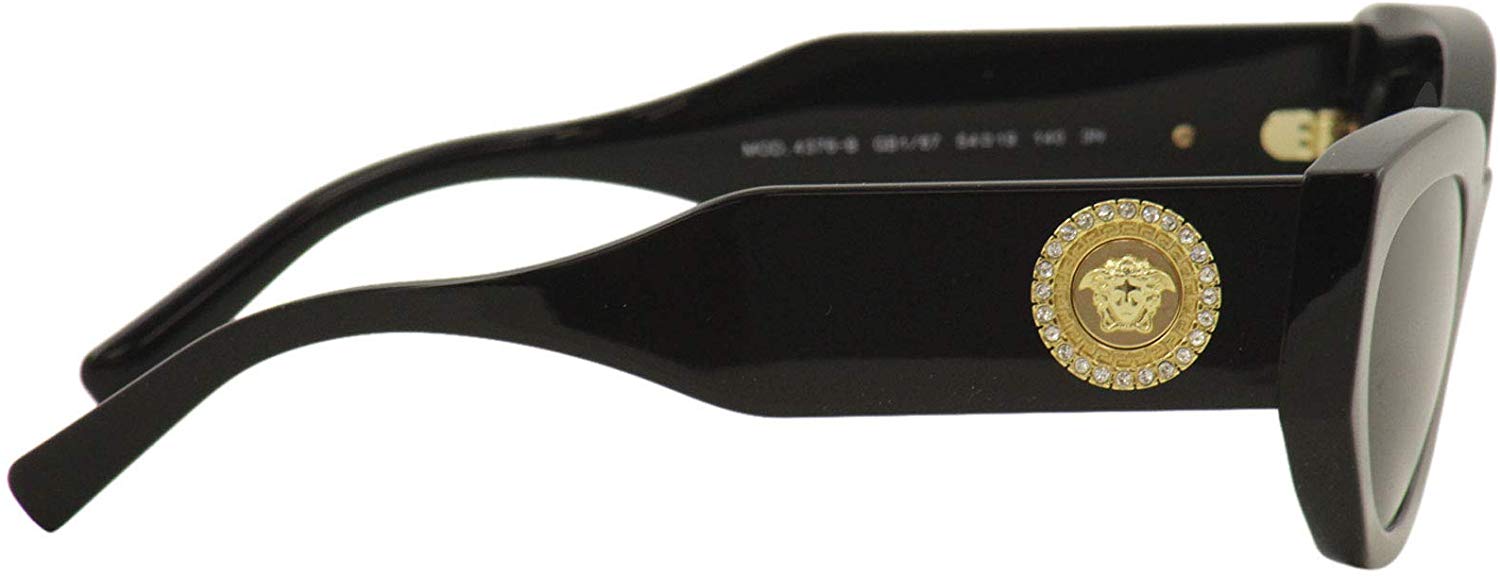 Versace VE4376B GB1/87 54mm Sunglasses Black / Grey Lens