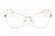 Jimmy Choo Eyeglasses JC304 OIJS 56mm Ivory Gold / Demo Lens