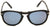 Persol Steve McQueen Sunglasses PO714SM 95/56 52mm Black / Blue Lens