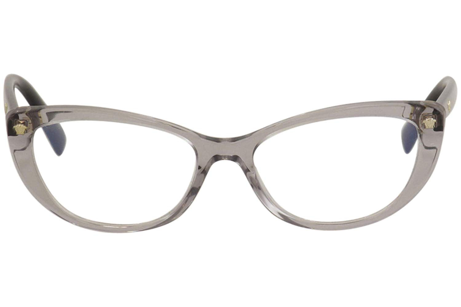 VERSACE Eyeglasses VE3258 593 53mm Transparent Grey / Demo Lens