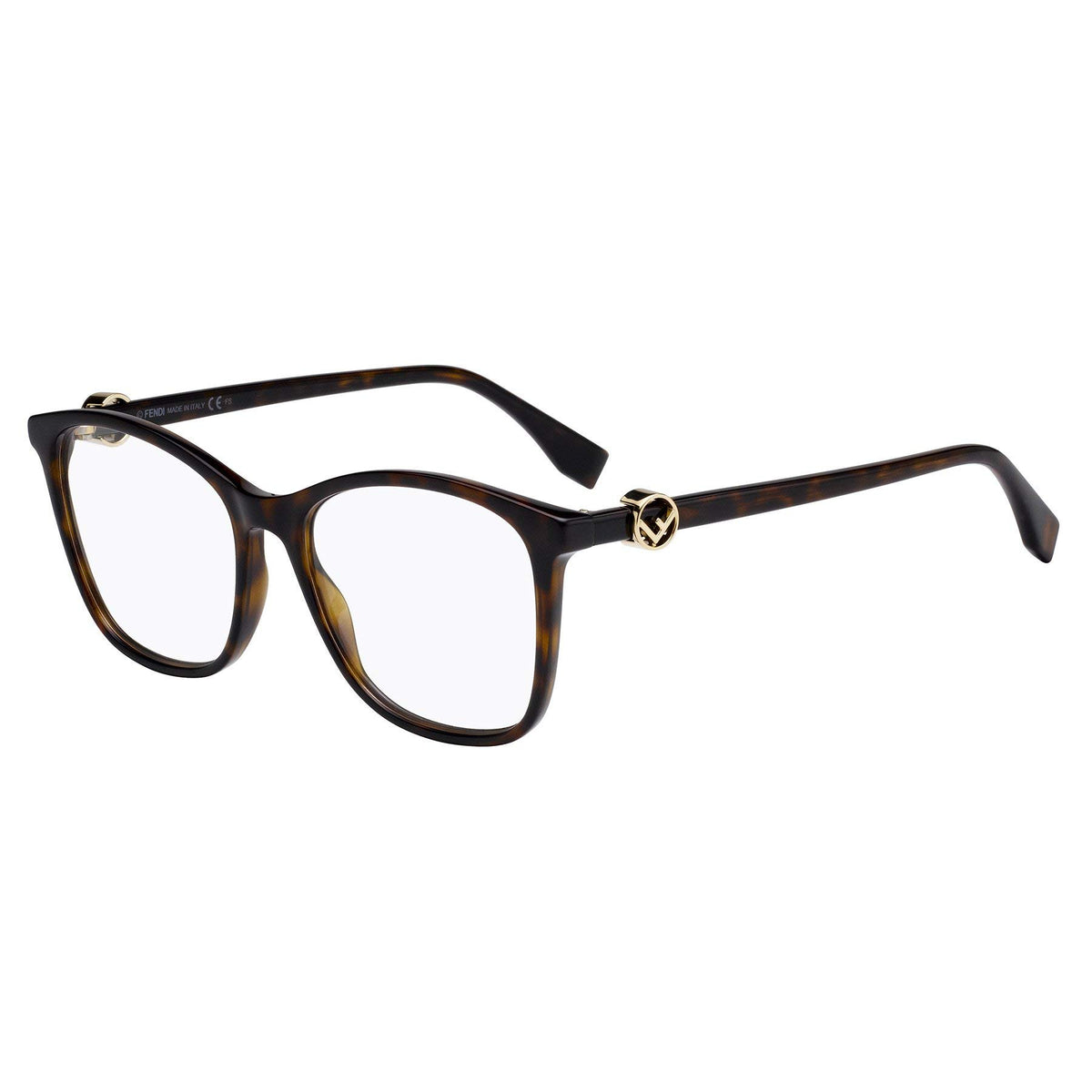 Fendi Eyeglasses FF0300 086 53mm Dark Havana / Demo Lens