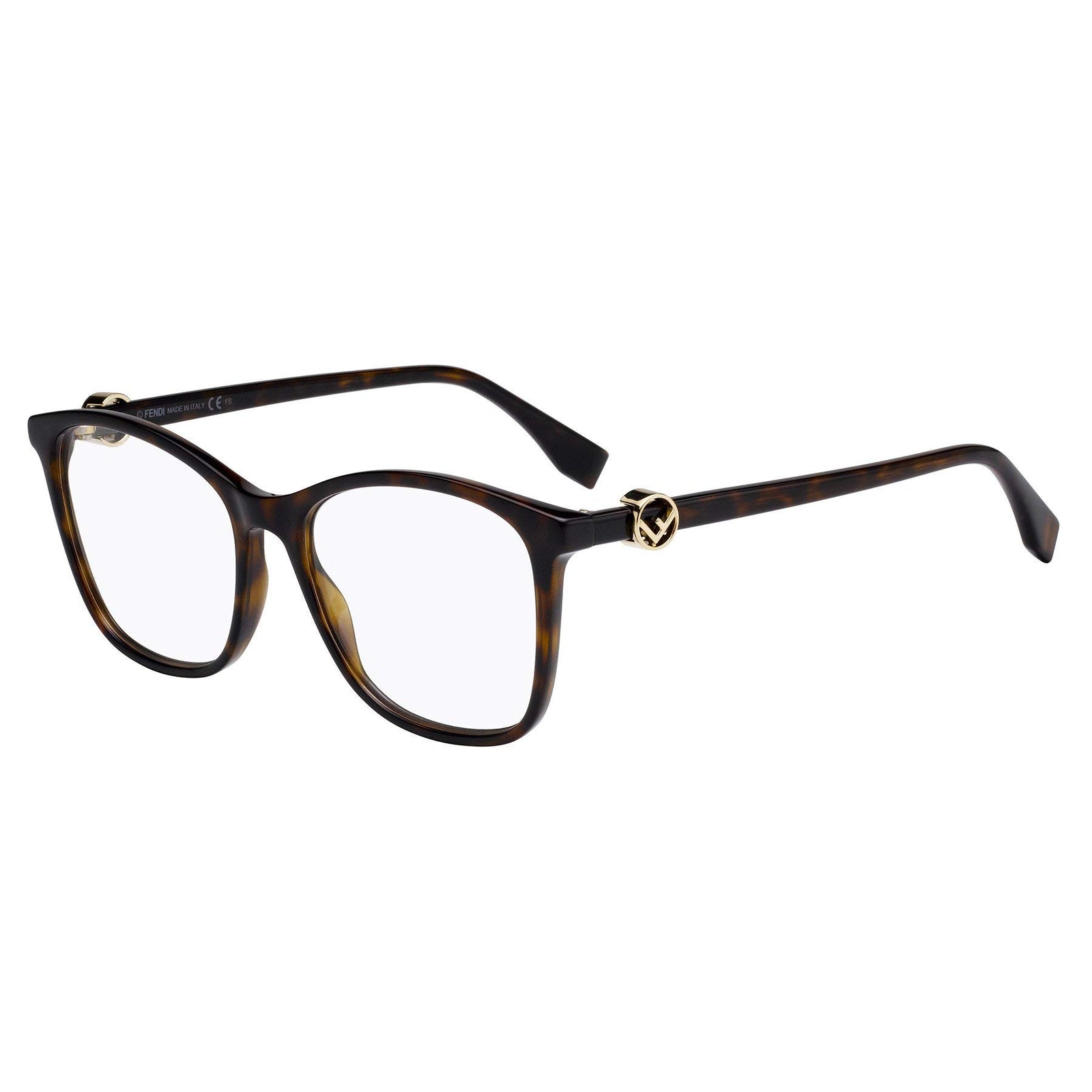 Fendi Eyeglasses FF0300 086 53mm Dark Havana / Demo Lens