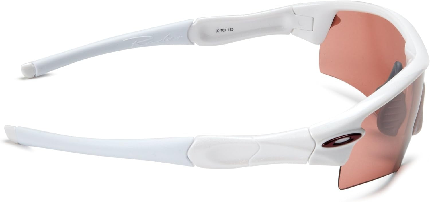 Oakley OO9057 RADAR PATH 9703 Sunglasses White / Light Pink Mirror Lens