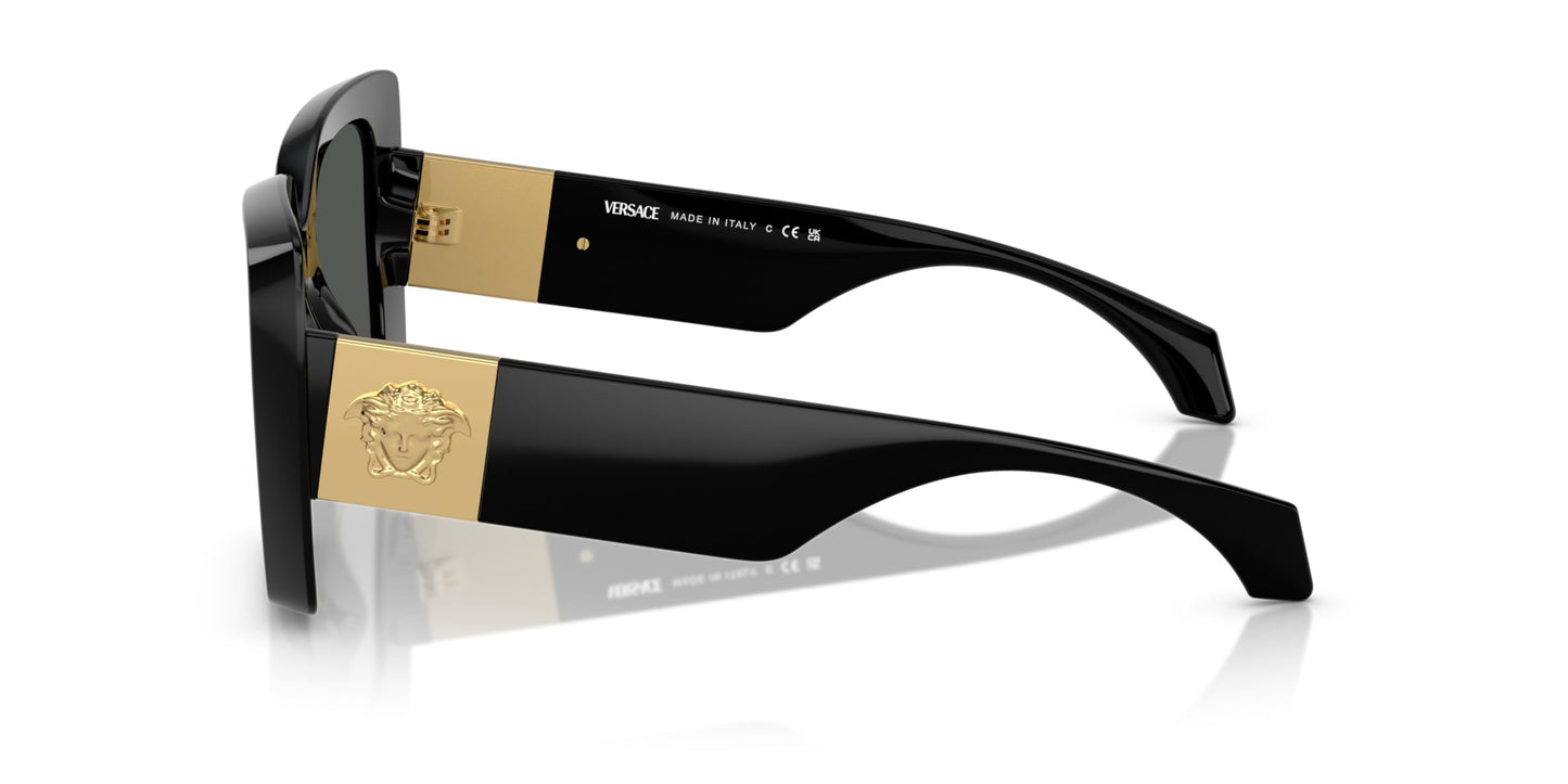 Versace Sunglasses VE4467U GB187 54mm Black / Dark Grey Lens