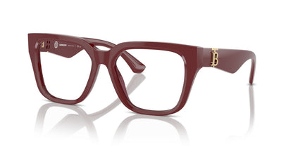 Burberry BE2403 4119 Square Eyeglasses 53mm Bordeaux / Demo Lens