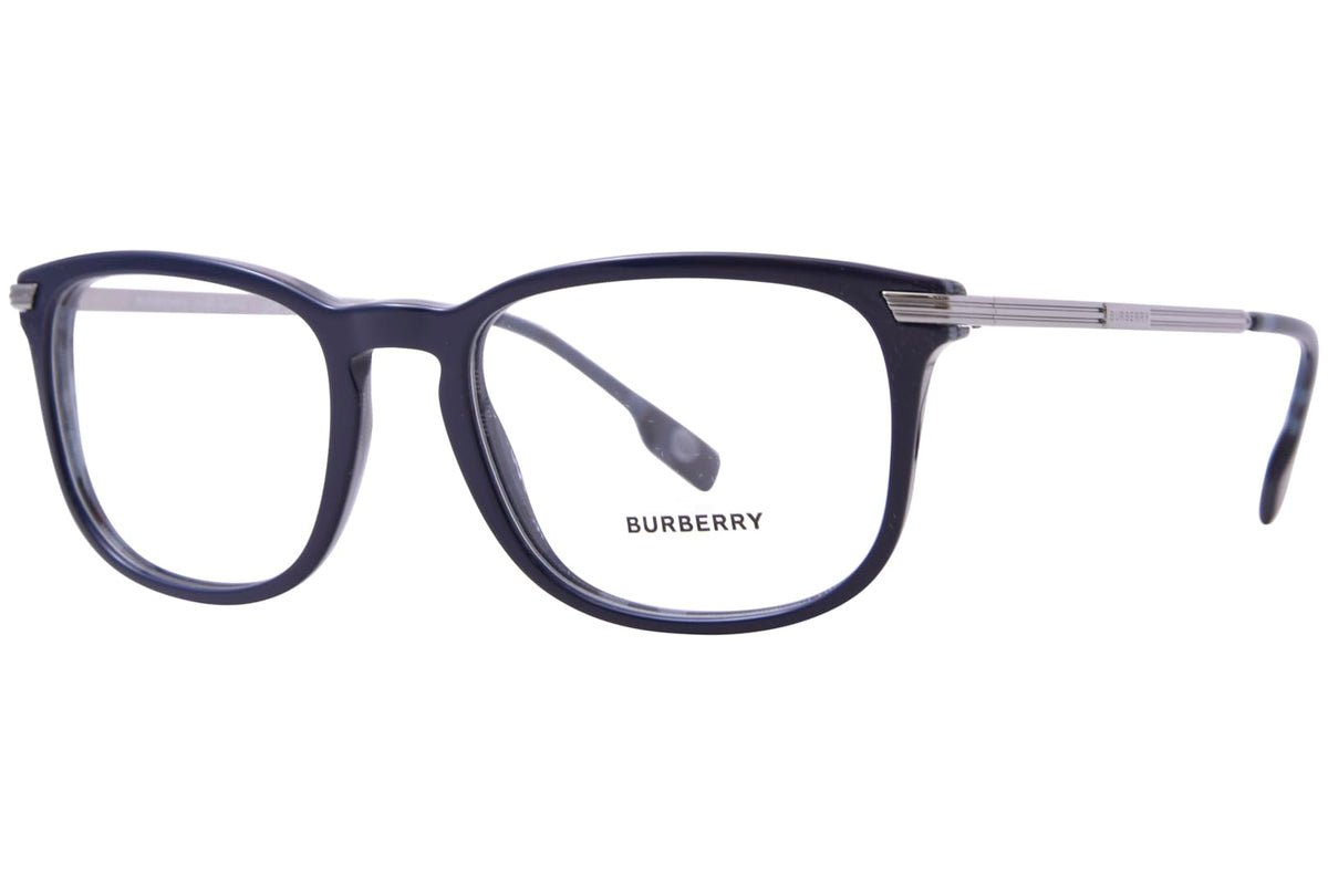 Burberry Eyeglasses BE2369 3956 56mm Top Blue On Navy Check / Demo Lens