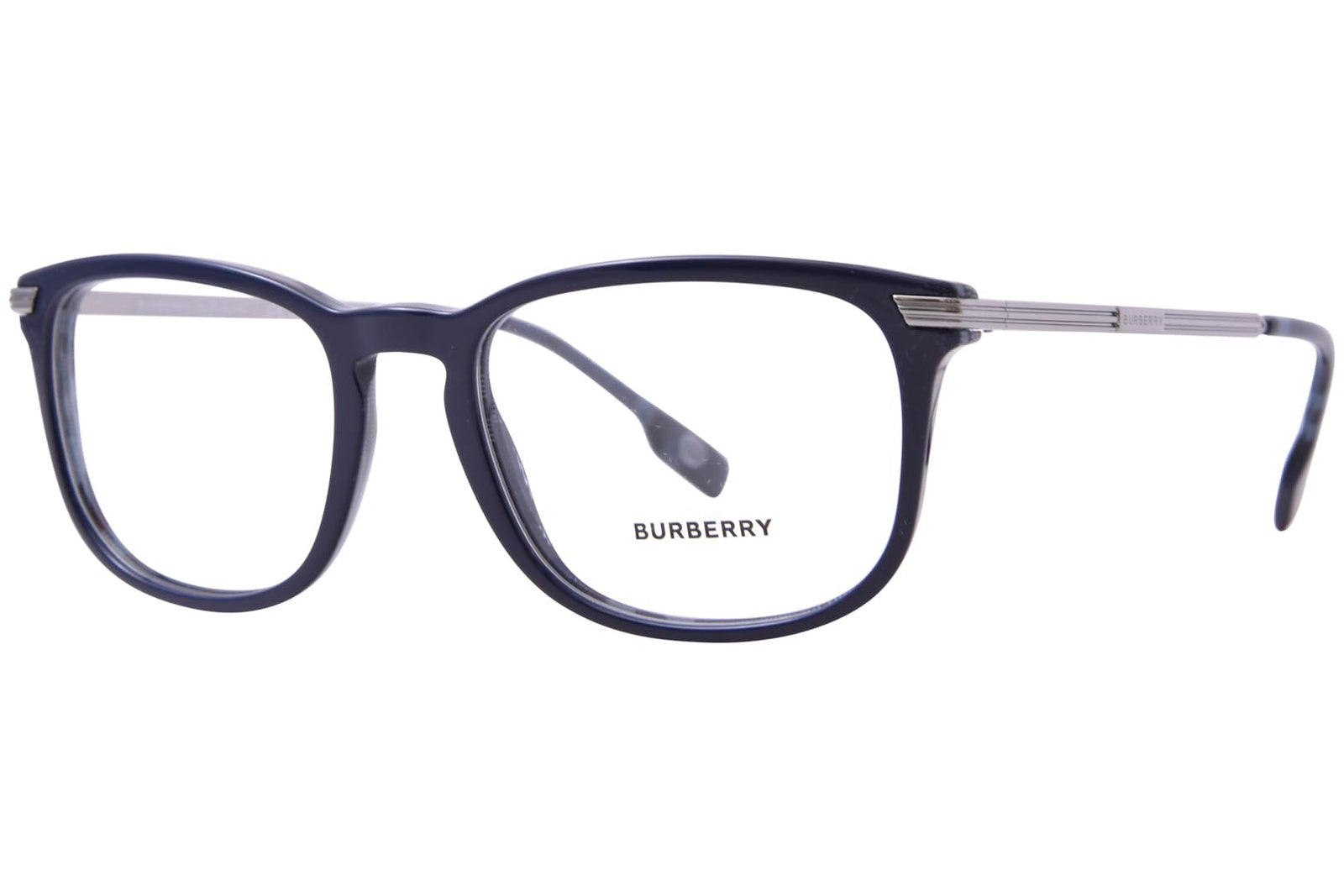 Burberry Eyeglasses BE2369 3956 56mm Top Blue On Navy Check / Demo Lens
