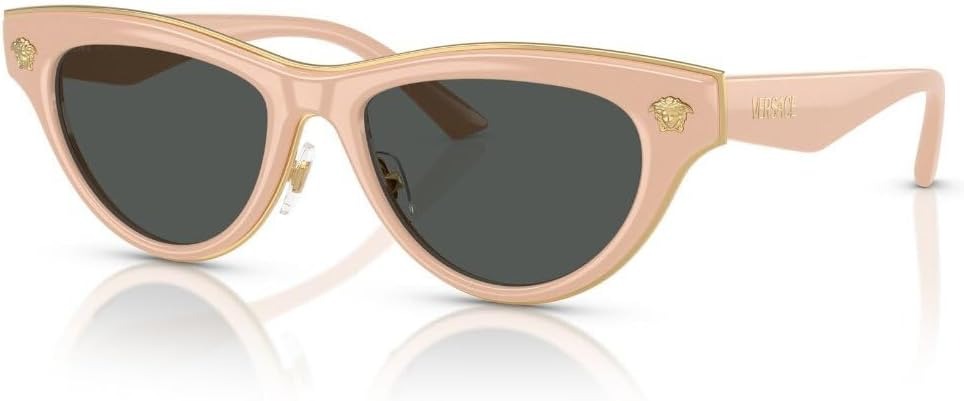 Versace VE2273 5494/87 Cat-Eye Sunglasses 52mm Nude / Dark Grey Lens