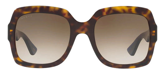 Gucci GG0036SN 004 Sunglasses Havana Blue / Brown Gradient Lens