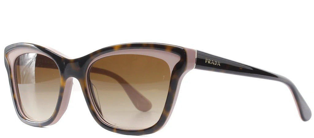 Prada Sunglasses PR16PS MAL1Z1 54mm Brown Havana Pink / Brown Gradient Lens