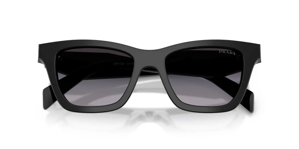 Prada PR C07S 16K90A Sunglasses 51mm Black / Grey Gradient Lens