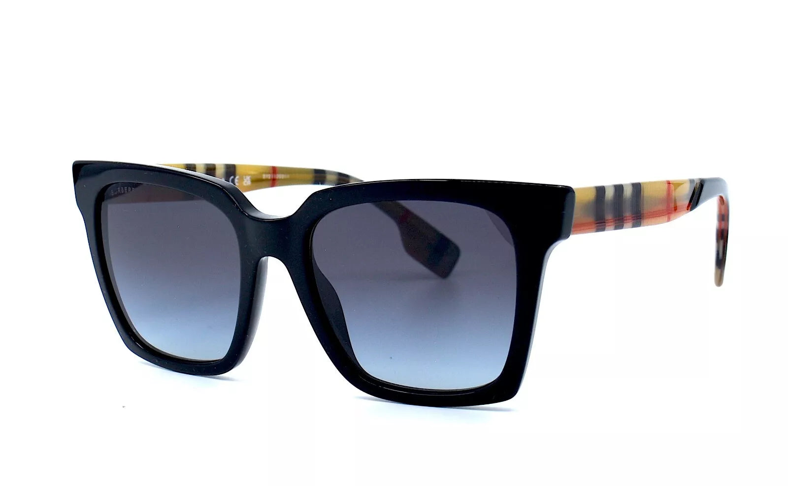 Burberry Sunglasses BE4335 39298G 53mm Black / Grey Gradient Lens