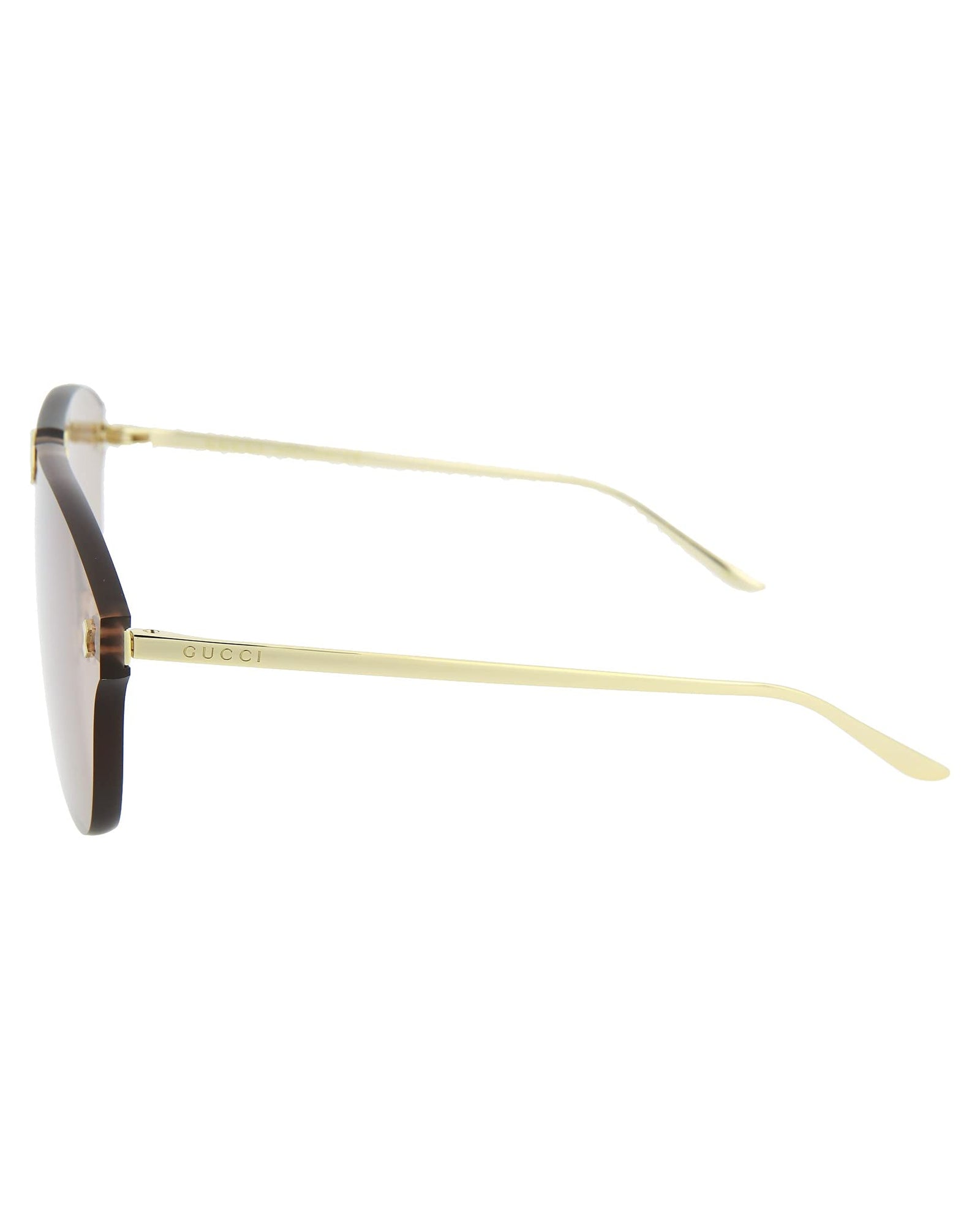 Gucci Sunglasses GG0354S 002 Gold / Brown Lens