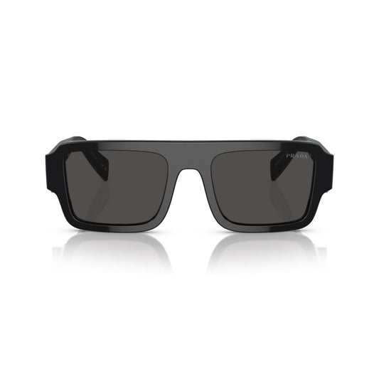Prada Sunglasses PRA05S 16K08Z 53mm Black / Dark Grey Lens
