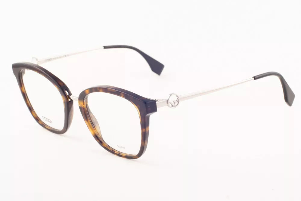 Fendi Eyeglasses FF0307 086 50mm Dark Havana / Demo Lens