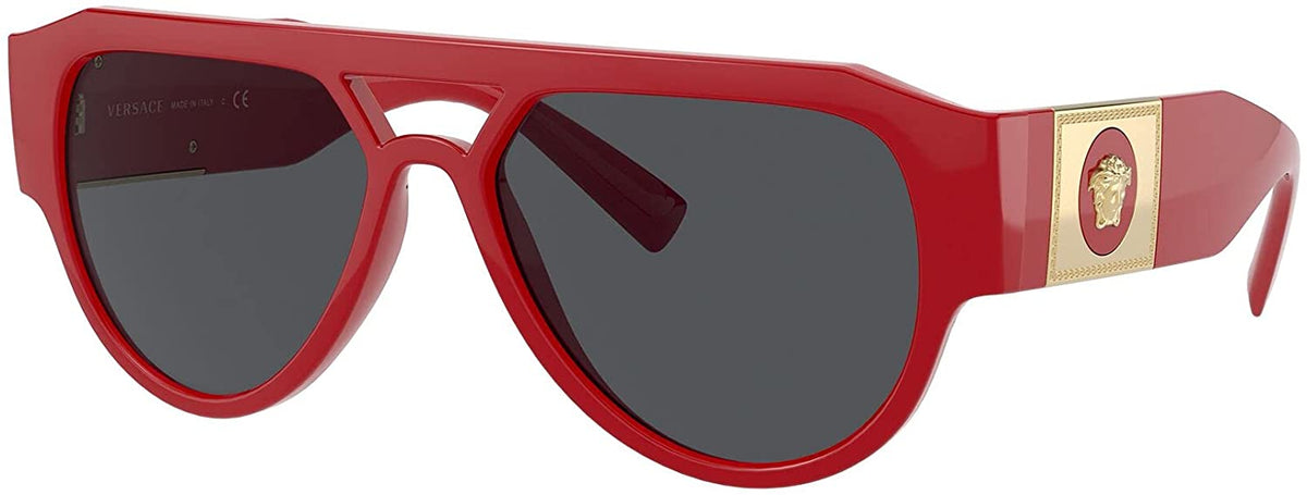 Versace Sunglasses VE4401 530987 57mm Red / Dark Grey Lens