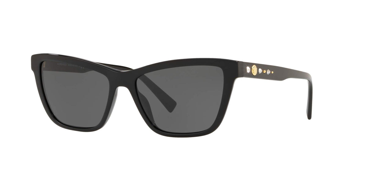 Versace Sunglasses VE4354B GB1/87 55mm Black / Dark Grey Lens