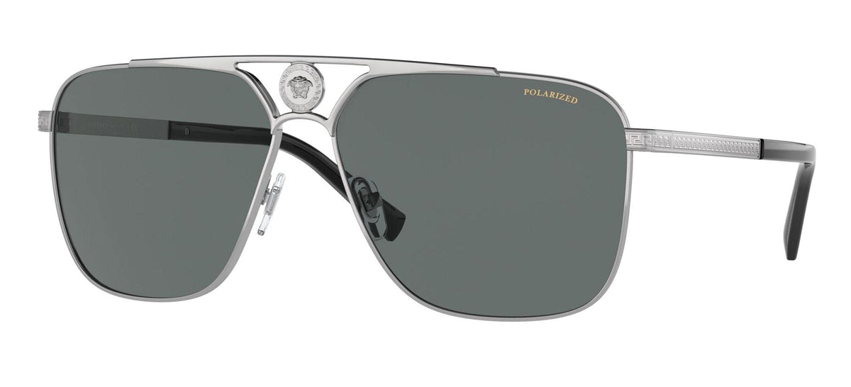 Versace Sunglasses VE2238 100181 61mm Gunmetal / Polar Dark Grey Lens