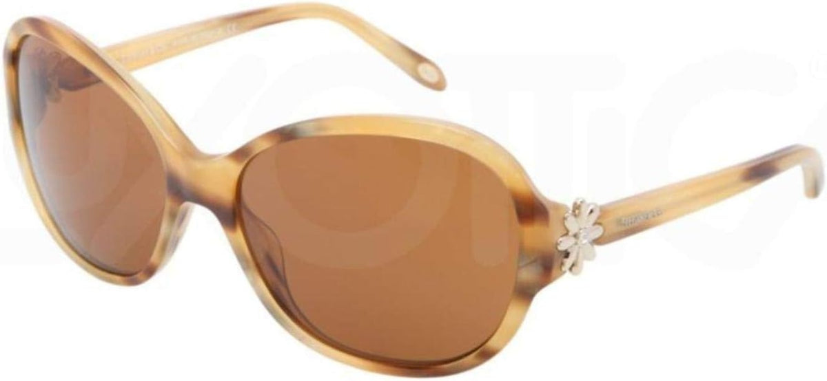 Tiffany &amp; Co Sunglasses TF4068B 8077/R1 58mm Blonde Havana / Brown Lens