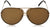 Porsche design Sunglasses P8478 A 69mm Gold / Brown + Blue light Mirror