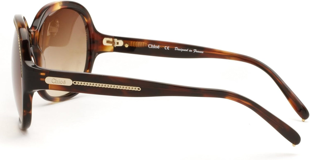 Chloe Sunglasses CL2210 C02 60mm Havana / Brown Gradient Lens