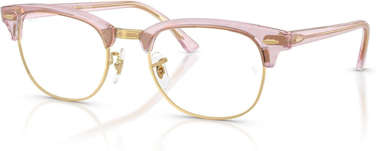 Ray-Ban RX5154 8292 Clubmaster Eyeglasses 53mm Photo Waves Purple / Clear Demo