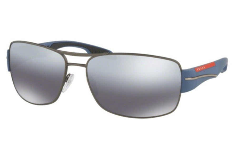 Prada Sport Sunglasses PS53NS DG12F2 65mm Gunmetal Rubber/Polarized Grey Mirror