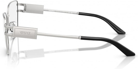 Versace VE1301 1000 Eyeglasses 55mm Silver / Demo Lens