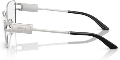 Versace VE1301 1000 Eyeglasses 55mm Silver / Demo Lens