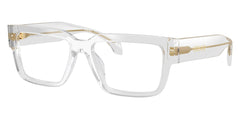 Versace Eyeglasses VE3374U 5519 53mm Light Transparent Grey / Demo Lens