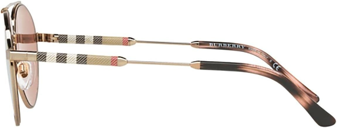 Burberry Sunglasses BE3092Q 12437J 57mm Gold / Rose Gold Mirror Lens