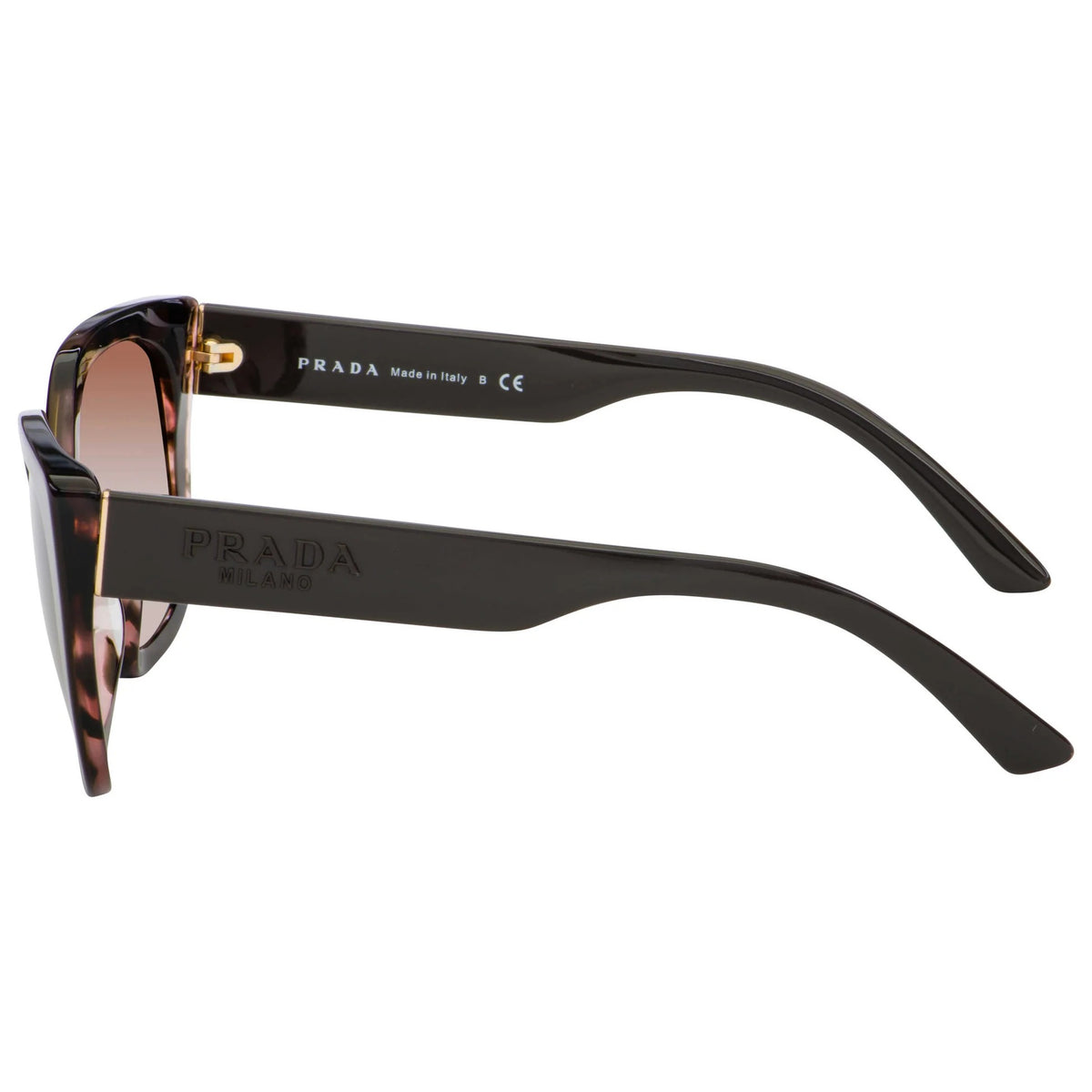 Prada Sunglasses PR24XS ROL0A6 52mm Brown Spotted Pink / Brown Gradient Lens