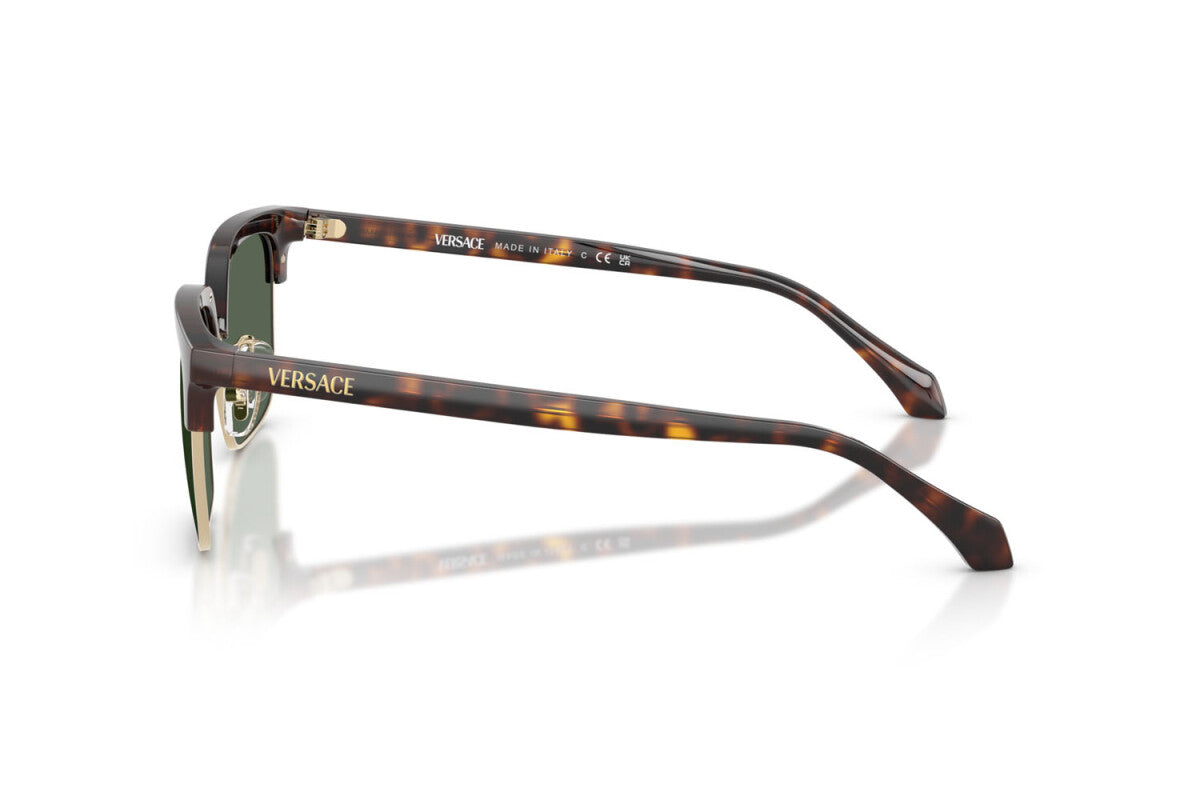 Versace Sunglasses VE4494D 10871 56mm Dark Havana / Dark Green Lens