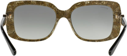 Bvlgari Sunglasses BV8146B 532511 55mm Black-Glitter Gold / Grey Gradient Lens