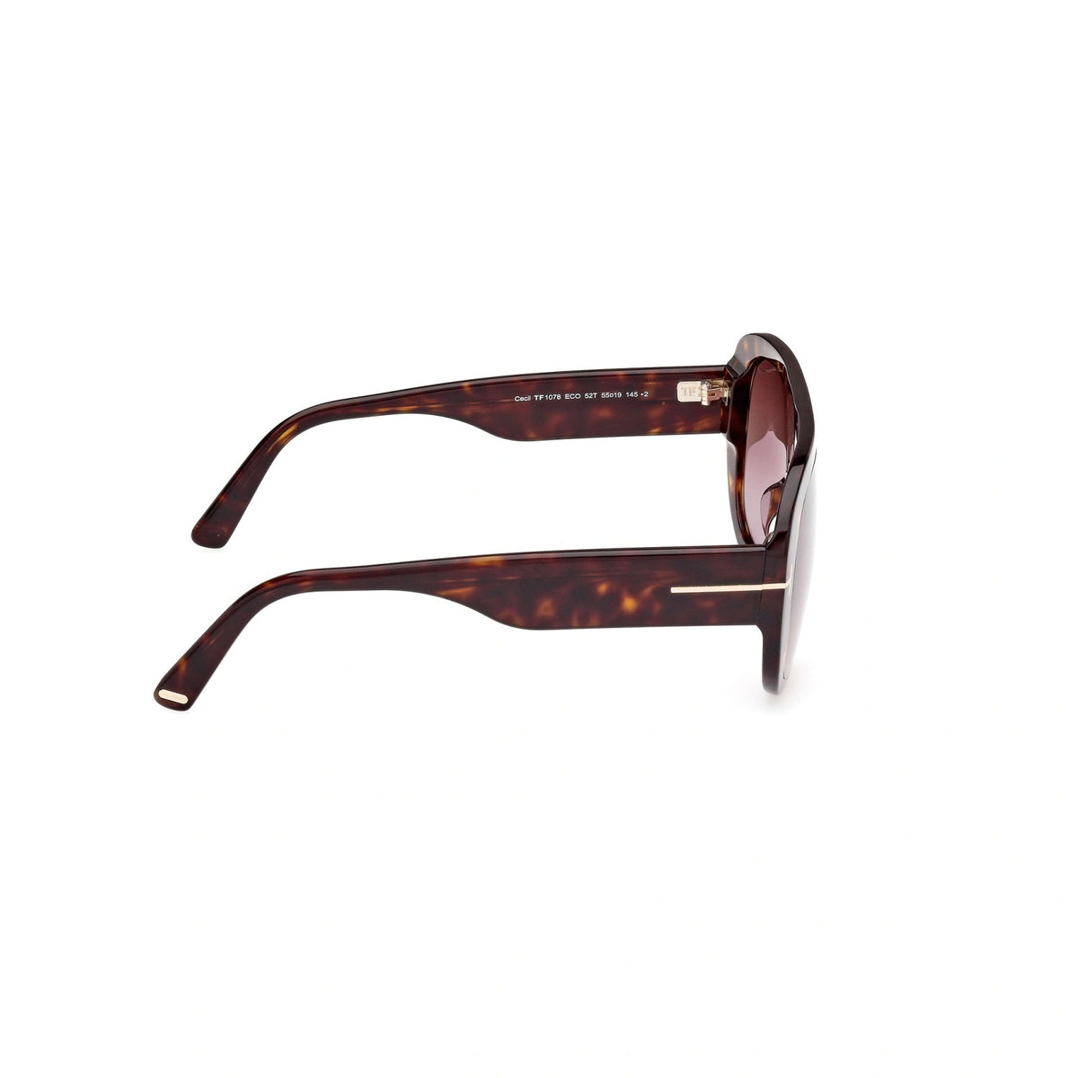 Tom Ford Cecil Sunglasses FT 1078 52T 55mm Havana / Bordeaux Gradient Lens