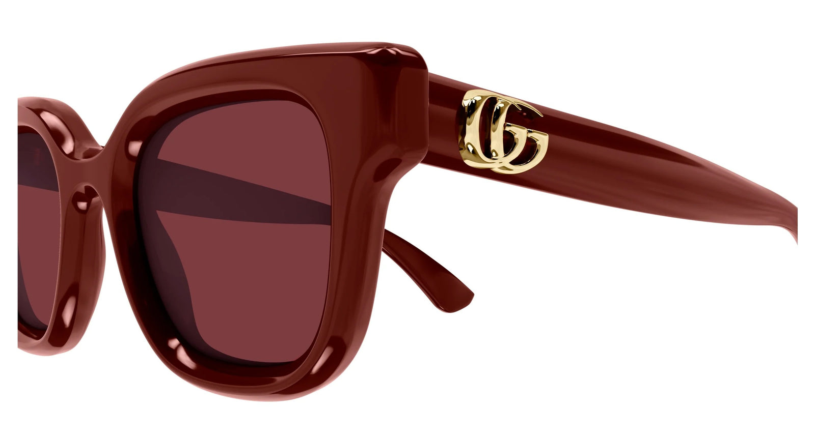 Gucci Sunglasses GG1828S 003 49mm Burgundy / Burgundy Lens