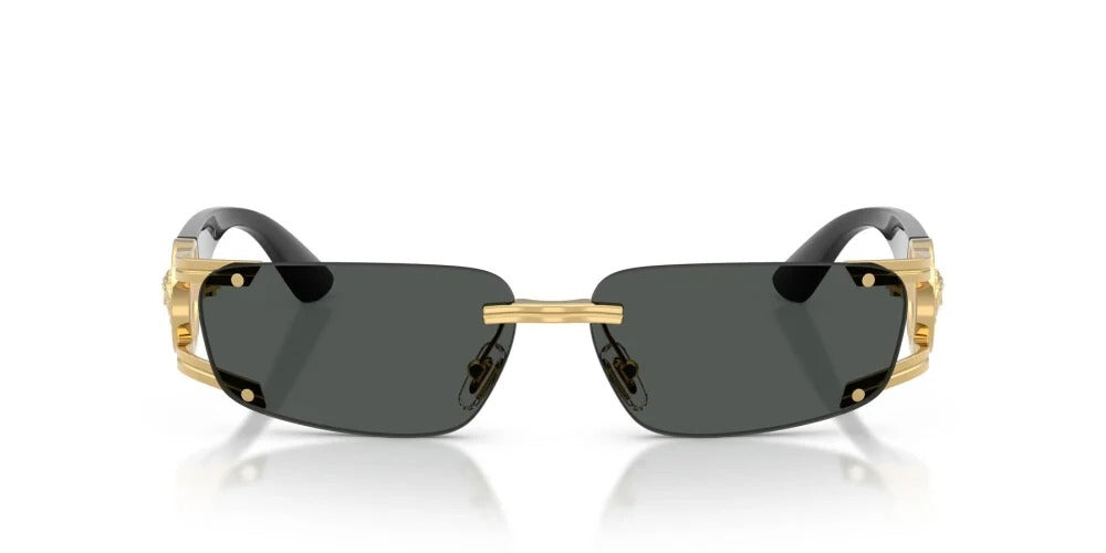 Versace Sunglasses VE2291 1002/87 59mm Gold Black / Dark Grey Lens