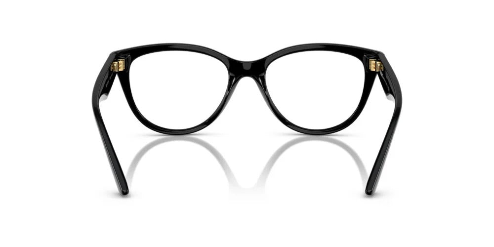 Versace VE3365U GB1 Eyeglasses 52mm Black / Clear Demo Lens