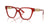 Versace Eyeglasses VE3358B 5476 54mm Transparent Red / Demo Lens