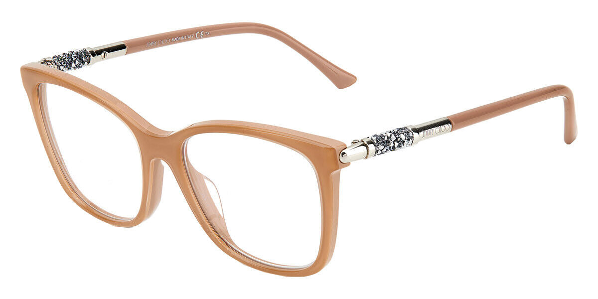 Jimmy Choo Eyeglasses JC294G 22C 54mm Crystal Nude / Demo Lens