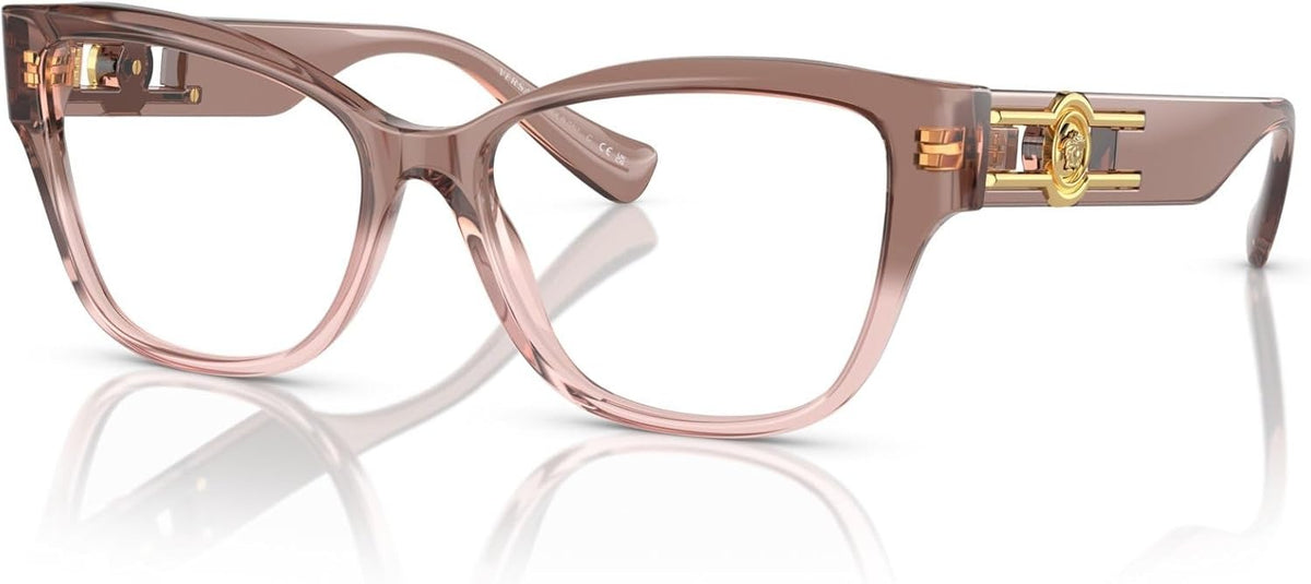 Versace Eyeglasses VE3347 5435 54mm Pink Transparent / Demo Lens