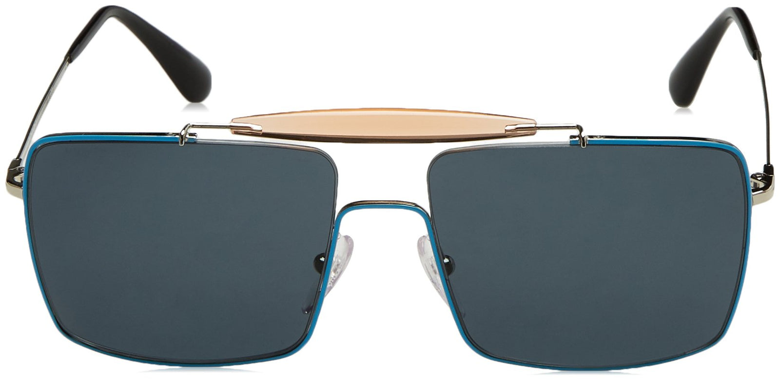 Prada Sunglasses PR57SS UFQ2K1 58mm Silver / Dark Blue Lens